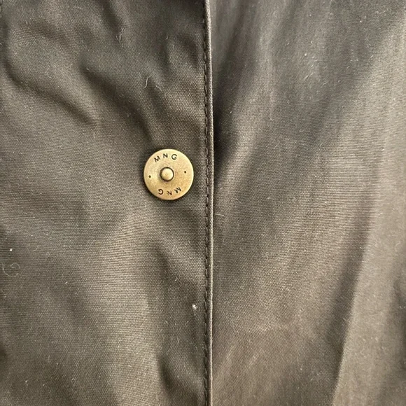 NWOT Mango Corduroy Collar Waxed Effect Oversize Barn Jacket, XL - Picture 3 of 10